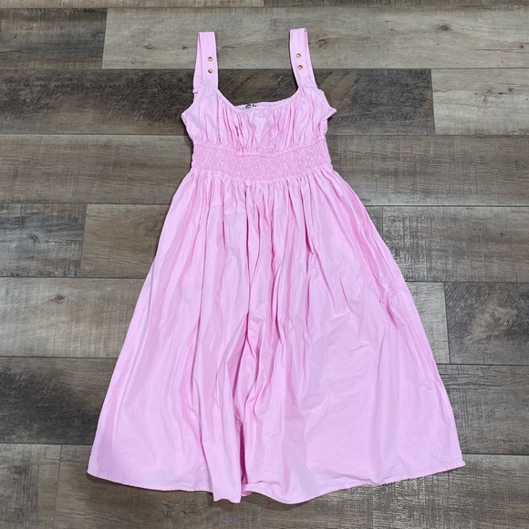 Ciao Lucia pink Lara midi dress - Picture 3 of 6